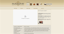 Desktop Screenshot of palacecourthotel.com